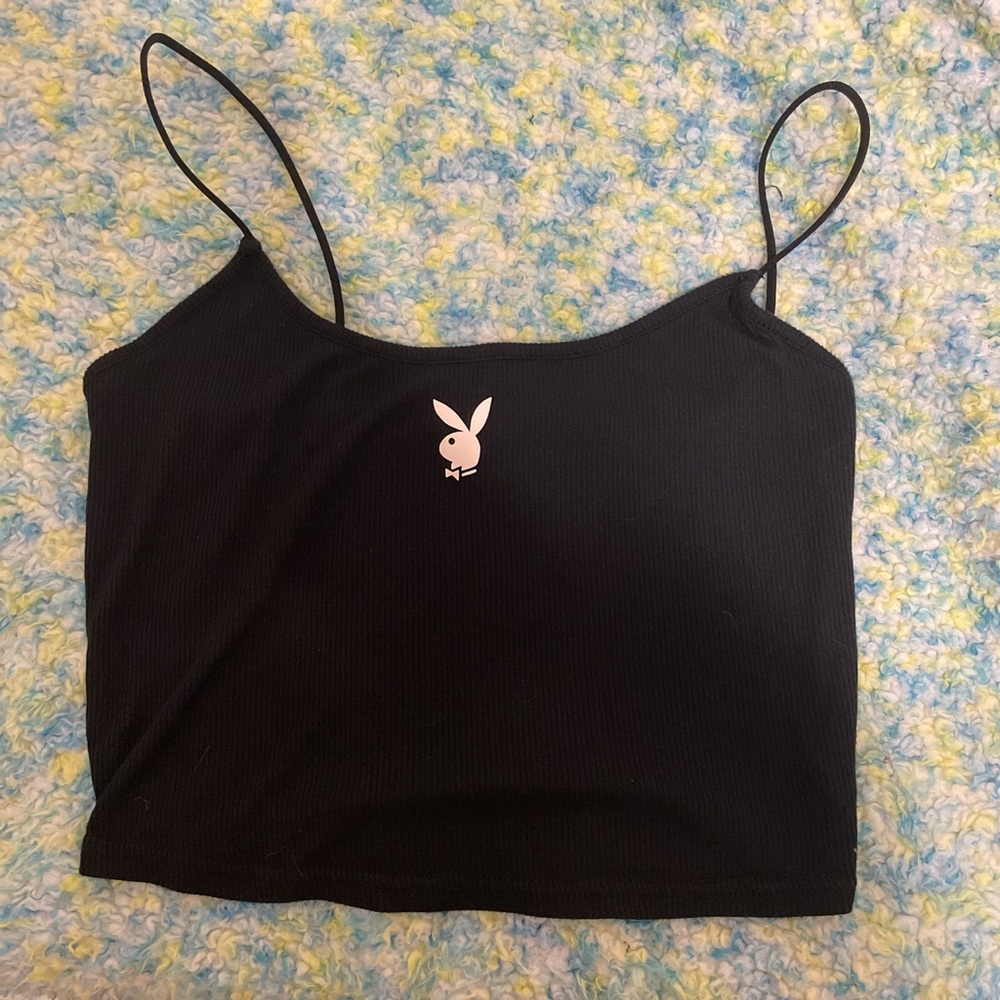 Playboy x Pacsun cropped tank top.
